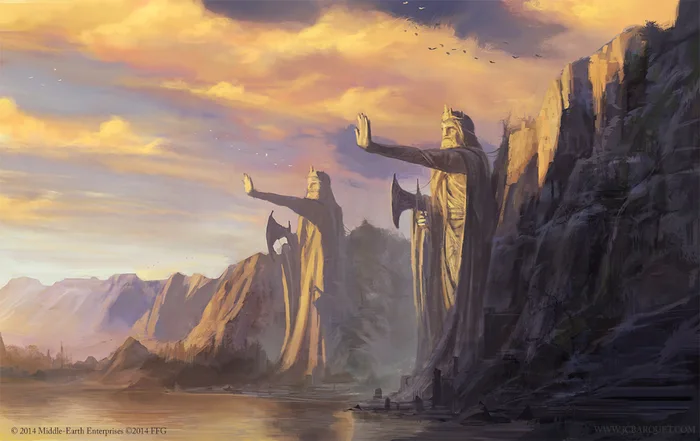 nimgaladh's tweet photo. The Pillars of the old Númenórean Kings https://t.co/UCDQ14oS4X