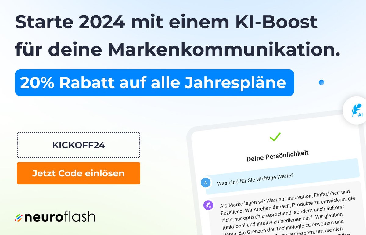 neuroflash tweet media