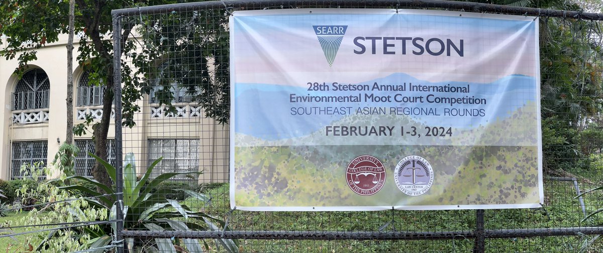 uplc_iils's tweet photo. Counting down to the 28th Southeast Asian Regional Rounds  of the Stetson Environmental Moot Court Competition at Malcolm Hall tomorrow! 

We can't wait to welcome everyone! https://t.co/s6CyXR0AC5