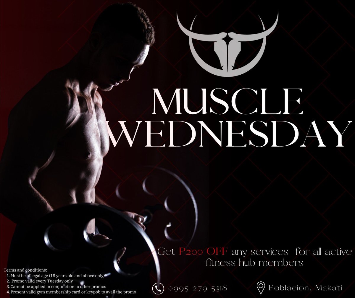 UrusWellness's tweet photo. 💪✨Flex, Relax, Repeat. Because even the toughest warriors need a massage break! 🌿💆♂️
Calling all active fitness hub members: Enjoy P200 off any services and redefine your relaxation routine. #MuscleWednesday #TheURUSExperience
#UrusMakati https://t.co/kRjg7Qt1mu
