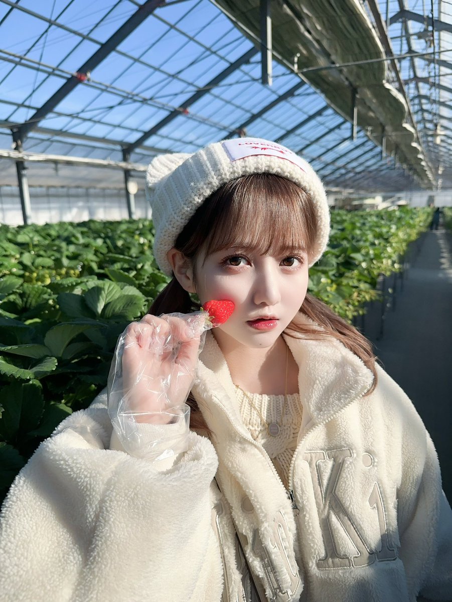 sugales_noah's tweet photo. いちご狩ってやった(>_<)🍓ぷはは https://t.co/0h8aBuPeu3