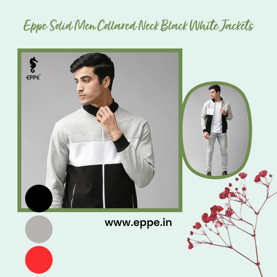 EppeFashion's tweet image. Eppe Solid Men Collared Neck Black White Jackets
Available Sizes: M, L, XL, 2XL
Shop Now: eppe.in/products/eppe-…
#BlackWhiteJackets #JacketsforMen #MensJackets #JacketStyle #EppeFashion #OnlineClothingStore