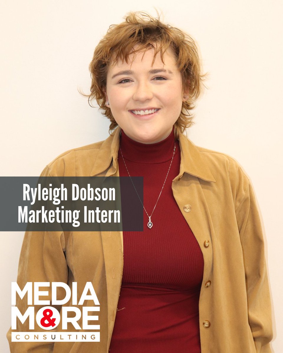 MediaandMoreLR's tweet photo. Please welcome our very first intern Ryleigh Dobson! 🎉 Ryleigh is currently a senior majoring in Marketing at UALR. We couldn't be more thrilled to have her join our team. https://t.co/bZpYfJjtlf
