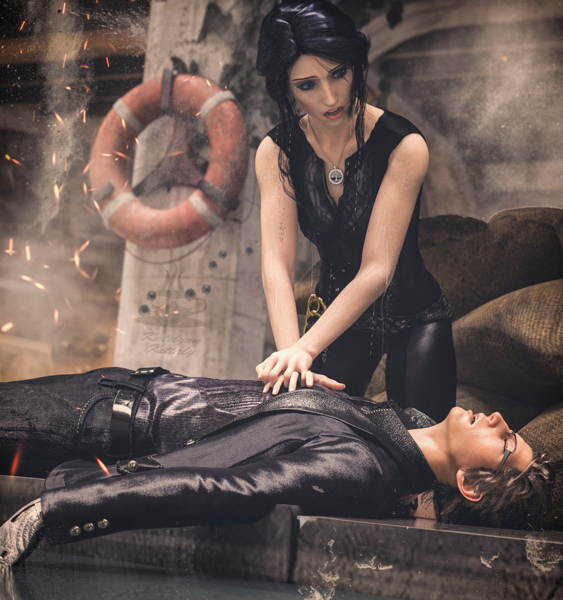 "No, no, no. Ignis . . . stay with me. I need you to stay with me."

Chapter 60: Beyond Reach

#FFXV #FF15 #fanfiction #IgnisScientia #IgnisxOC