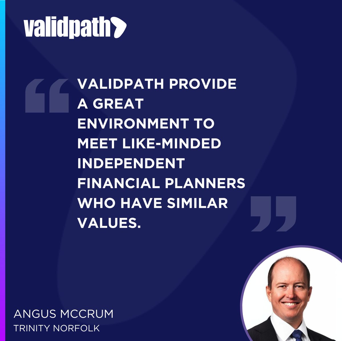 ValidPath's tweet image. At @ValidPath, our sense of community amongst Members is important to us. We believe IFAs work best with support while still maintaining independence. Joining ValidPath means joining a network of like-minded IFAs with similar values.

#ValidPathCommunity #IndependenceisEverything