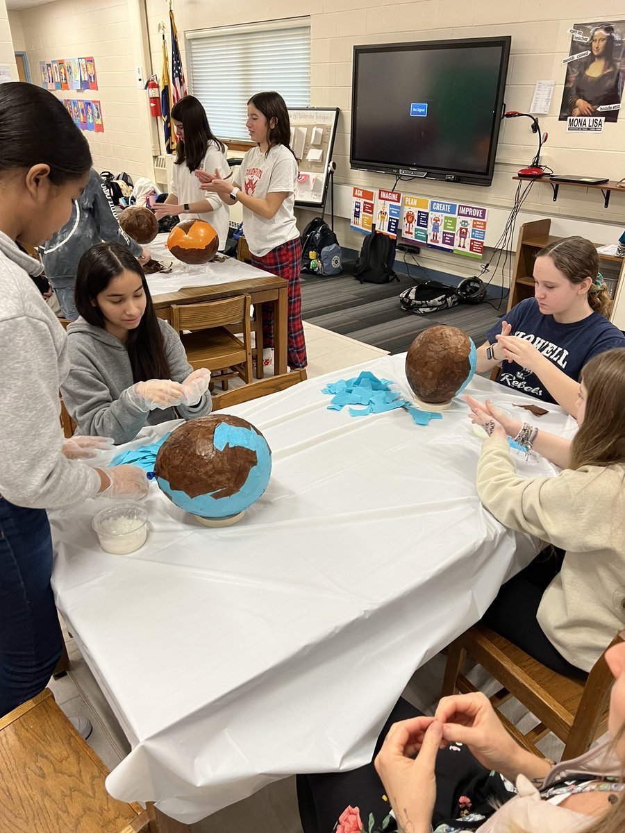 We are creating magic during our Art Residency <a href="/FSDVikings/">Farmingdale School</a>