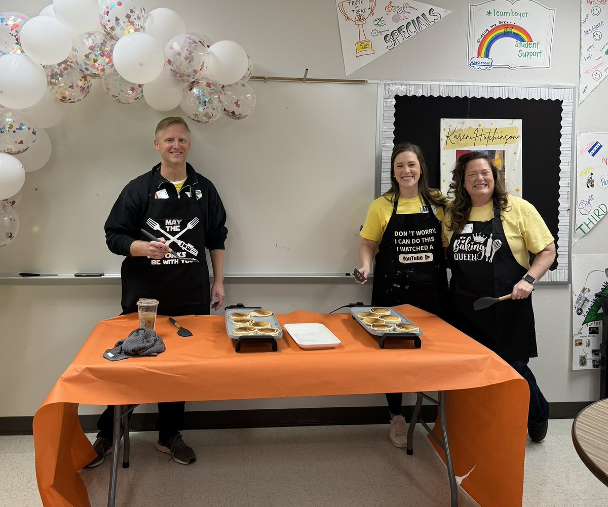 Our peppy <a href="/Boyer_Elem_PISD/">Boyer Elementary</a> admin cooked up some perfect pancakes 🥞and made it a sweet start to our day! Life tastes better at Boyer! 🥰#bestofboyer
<a href="/MrsGeddesPISD/">Allison Geddes</a> <a href="/dbill999/">David</a> <a href="/Tynobie/">Tyra Nelson Free</a> <a href="/ProsperISD/">Prosper ISD</a>