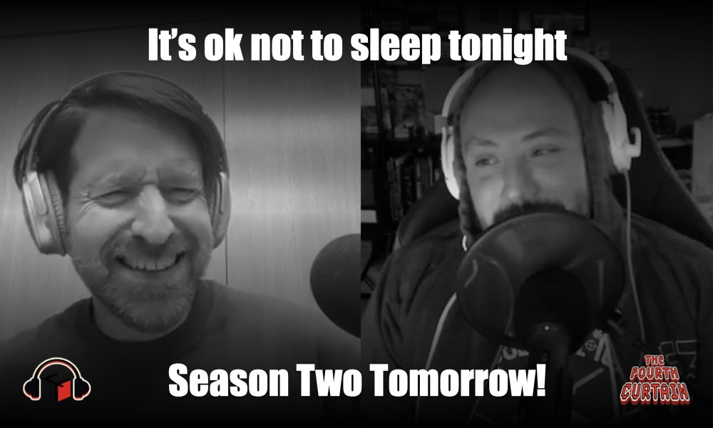 fourthcurtain's tweet photo. 7 AM tomorrow we are back! We've got great guests lined up with stories of the making of legendary #videogames Wherever you get your pods. https://t.co/NXig3zlo4G