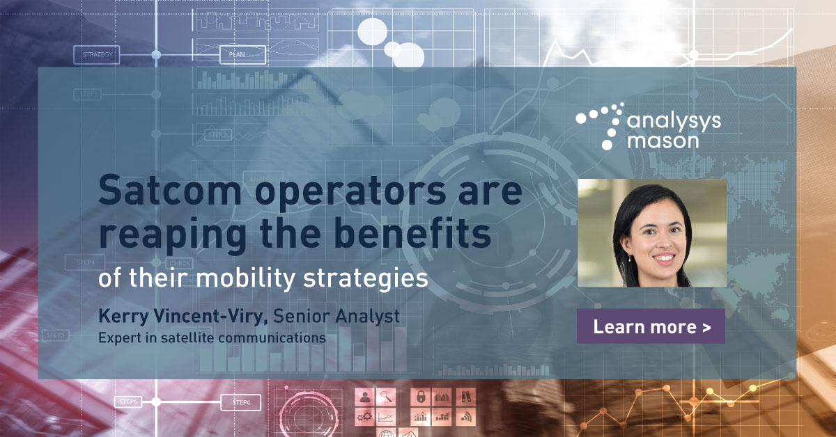 What strategic shifts have resulted in more robust revenue growth for satcom (satellite communications) operators?  bit.ly/3vP4135

#Satellite #SatelliteCommunications