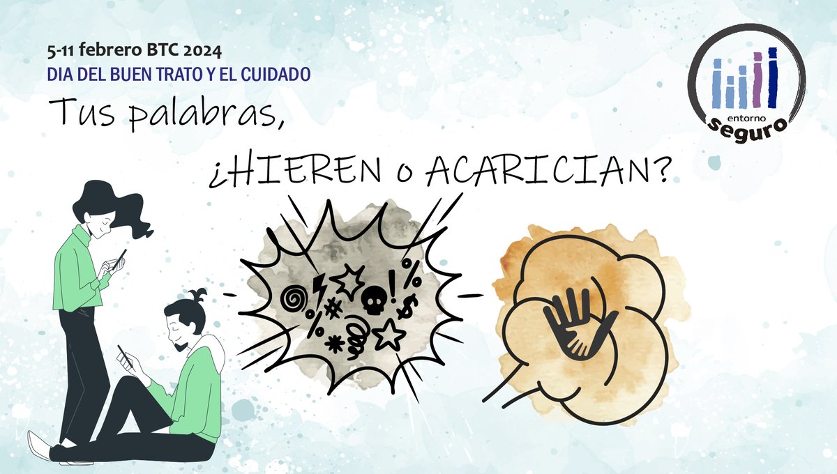 Hoy nos unimos al Día del Buen Trato y Cuidado 2024. Las obras jesuitas de la provincia de España participamos en esta jornada para reflexionar sobre nuestras palabras y construir un entorno seguro. ¡Comprometámonos a comunicarnos con respeto y cuidado! #DíaBTC #EntornoSeguro