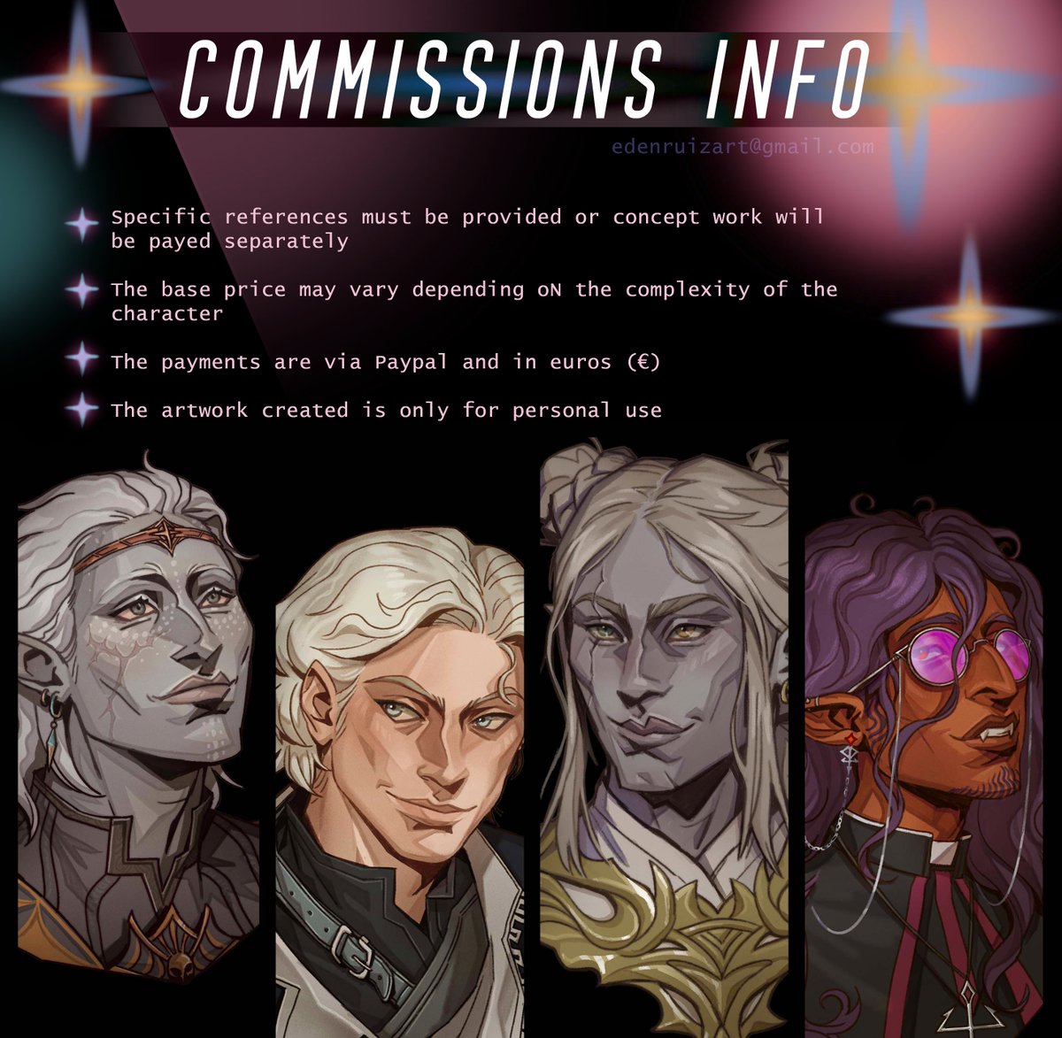 edenruizart's tweet photo. 🪅RT appreciated🪅

My COMMISSIONS are OPEN! 
Slots are limited so go get yours!!!👀

🔗request form below https://t.co/AxU1l23O08