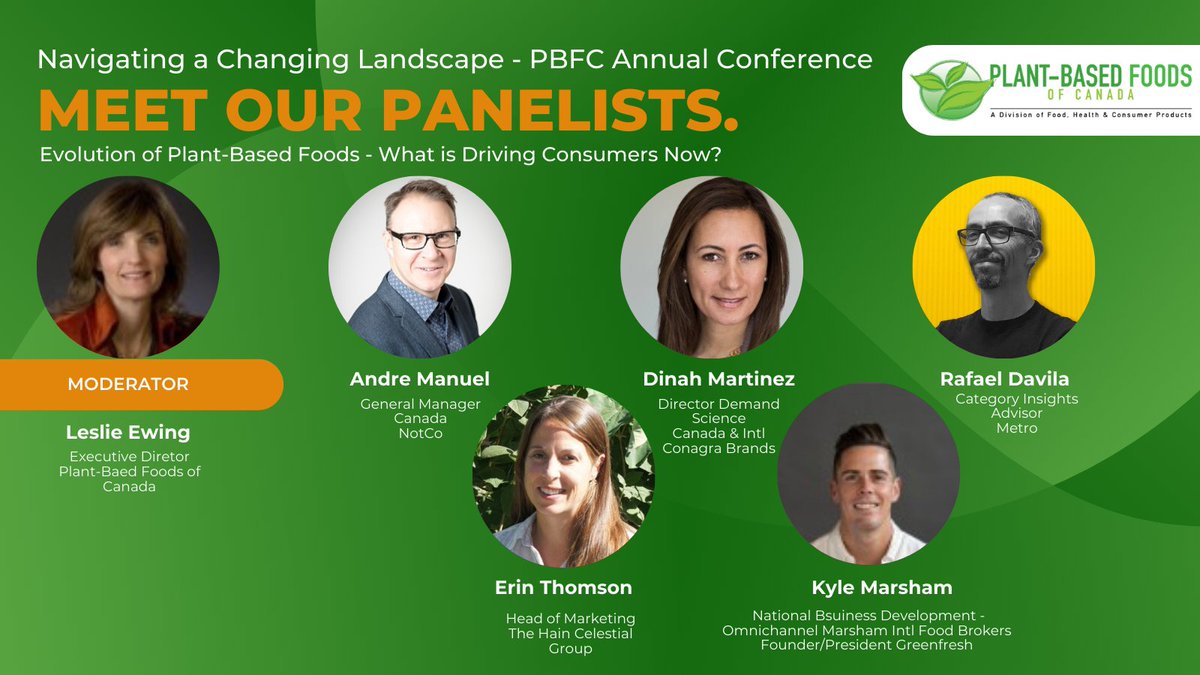 February 7th - PBFC's Annual Conference

Join us for a compelling panel discussion where we'll examine #plantbased consumer demand, how it has changed and strategize on propelling the plant-based food industry into its next chapter.

Register here: eventbrite.ca/e/753569796547…