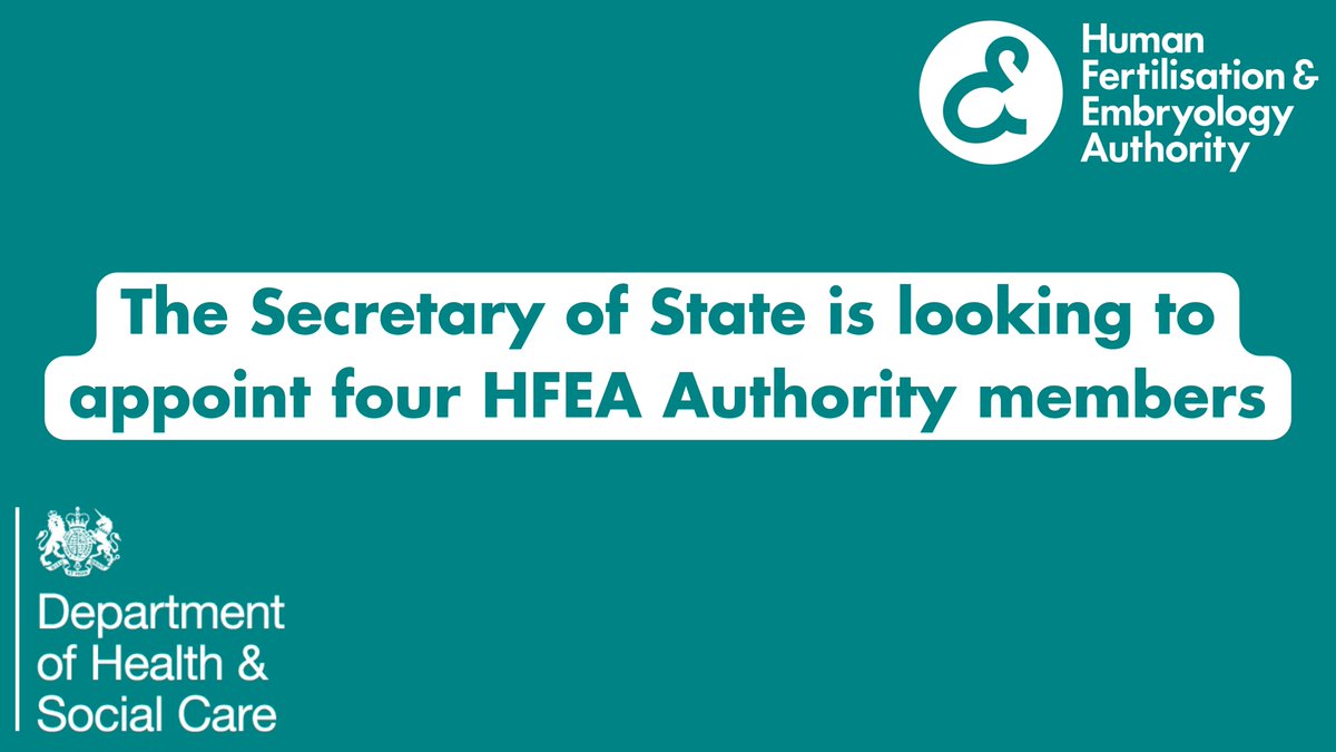 Human Fertilisation & Embryology Authority (HFEA) tweet media