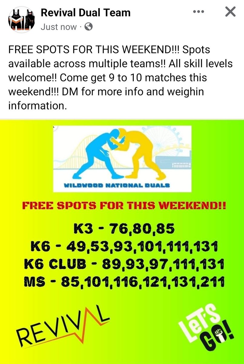 Revival Dual Team (@revivalduals1) on Twitter photo 