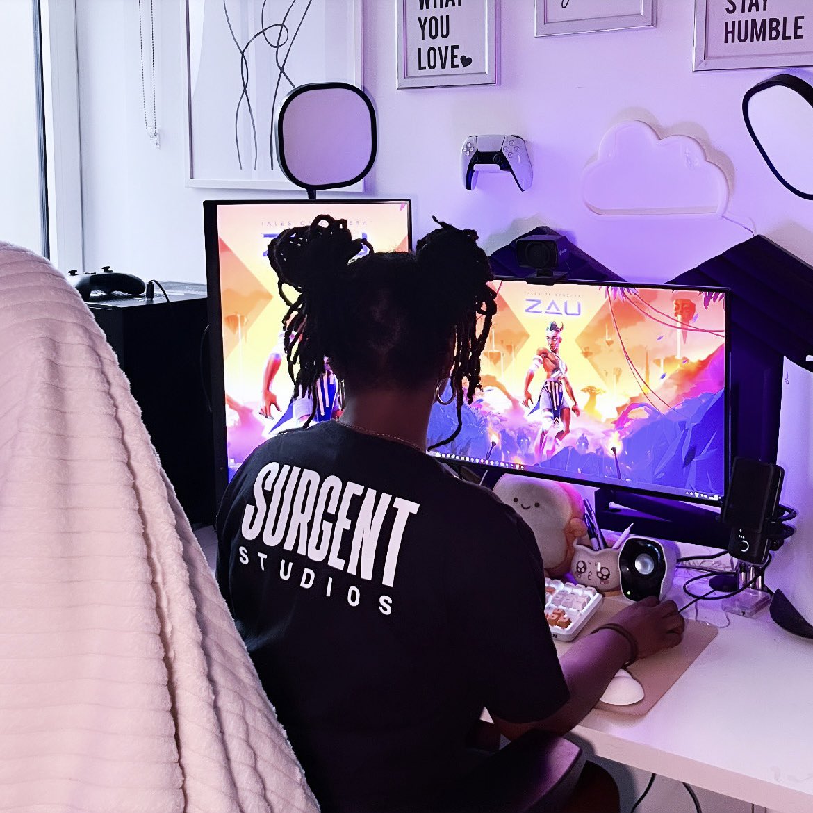 - 'Every story begins at the end of another” & my new story starts here ✨

Grateful to finally share that I've been working at @surgentstudios as their Content Asst.🤭

Tales of Kenzera: ZAU is a beautiful game & I'm glad to be on the MarComms team of such a passionate studio 💜