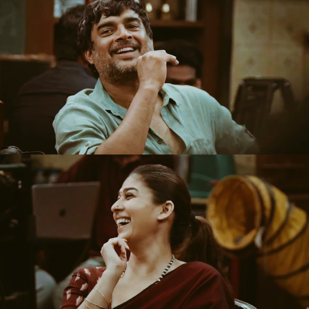 Them ! 🥹♥️

#Nayanthara & @ActorMadhavan 🔥

#LadySuperstar #TheTEST #Siddharth