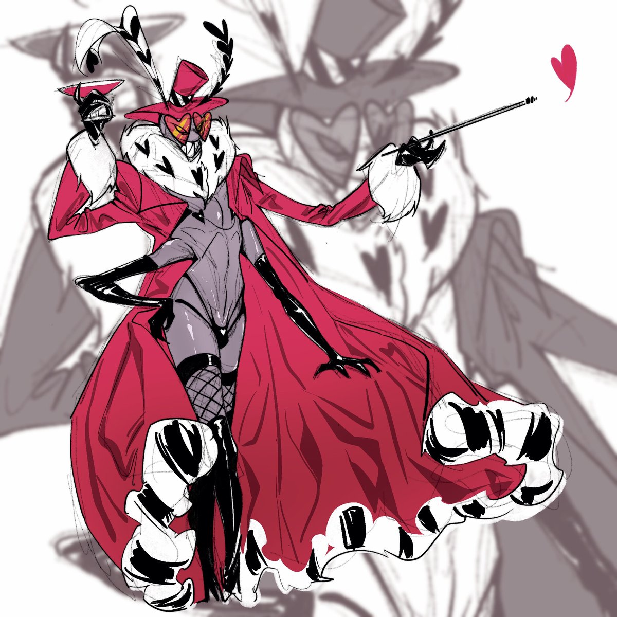 yoishie2's tweet photo. #HazbinHotel 
#HazbinHotelValentino 
#Valentino 
my lovely sexy bitch🥺🔥🔥🔥 https://t.co/ITEQHDVuQP