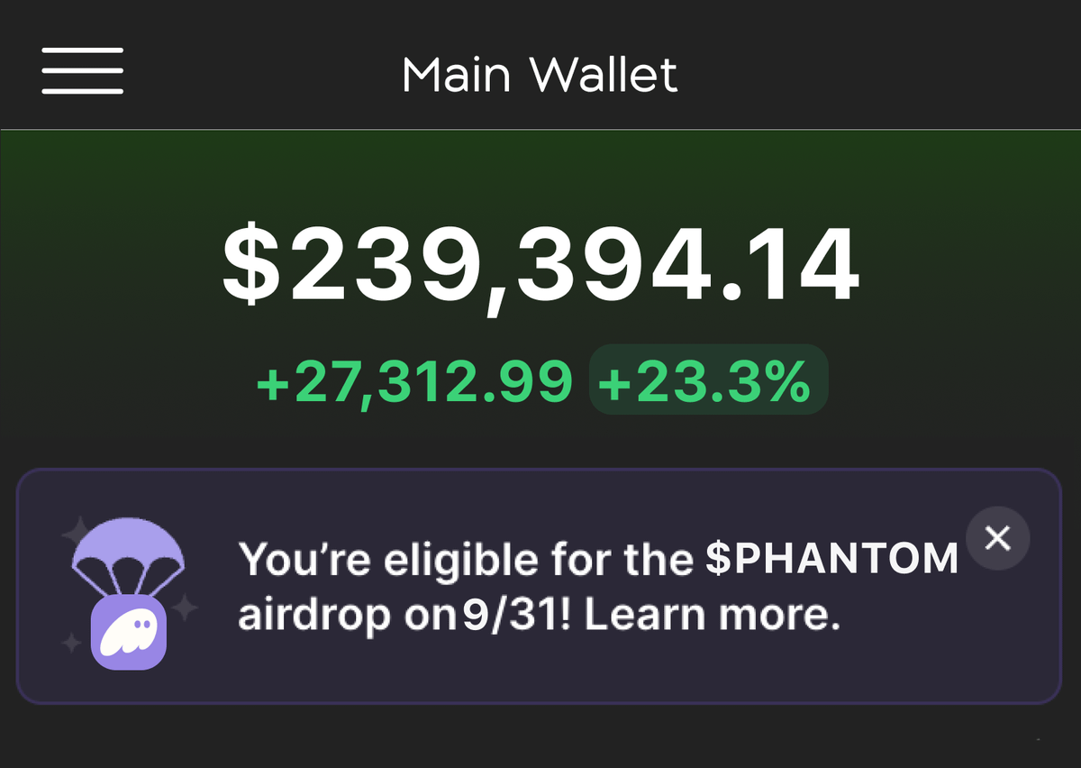 Missed $JUP Airdrop?

People made $8,000 - $12,000 today!

$PHANTOM is next in line! To get it you should have these actions:

✔️ Transfer at least 0.5 $SOL
✔️ Make 3 swapsㅤㅤㅤㅤㅤㅤㅤㅤㅤㅤㅤㅤㅤㅤㅤㅤㅤㅤㅤㅤㅤㅤㅤㅤㅤㅤㅤㅤㅤㅤㅤㅤㅤㅤㅤㅤㅤㅤㅤㅤㅤㅤㅤㅤㅤㅤㅤㅤㅤㅤㅤㅤ
✔️