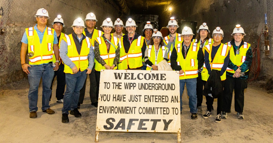We proudly hosted the Tribal Radioactive Materials Transportation Committee, who provide DOE with Tribal input on activities related to the transportation and storage of radioactive materials.

We were enthusiastic to give these representatives a tour of the WIPP facilities!