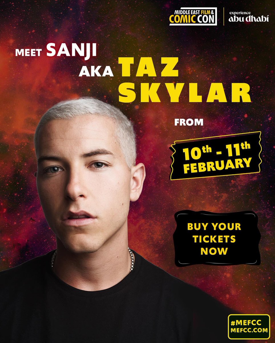 Stop what you’re doing! IT’S TIME FOR A BIG REVEAL! MEFCC fans, get ready to meet the incredible Taz Skylar, the actor bringing everyone’s favorite Straw Hat chef, Sanji, to life in the trending ‘One Piece’ Live Action! Taz isn’t just any actor - he’s a true master of his craft.