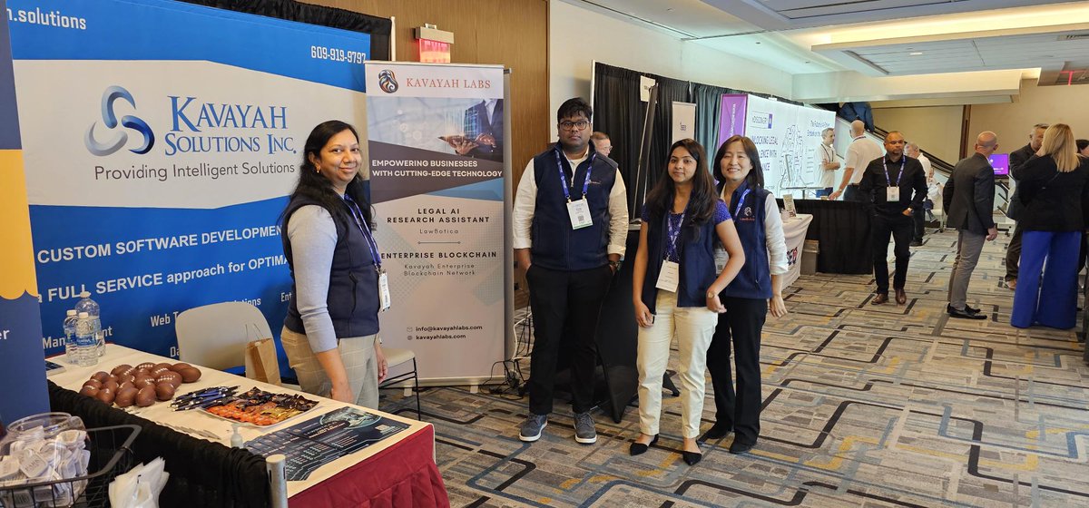 KavayahLabs's tweet photo. Check out some awesome pics from our day at LegalWeek 2024! 🚀 We had an amazing time. Join us at Booth 1309 and discover more about LawBotica (https://t.co/ZTby7FFkJ5).

Big thanks to everyone who joined! Let's keep the LegalWeek buzz going! ⚖️🎉
#LegalWeek2024 #legalweek24 https://t.co/x7PBvoB0yu