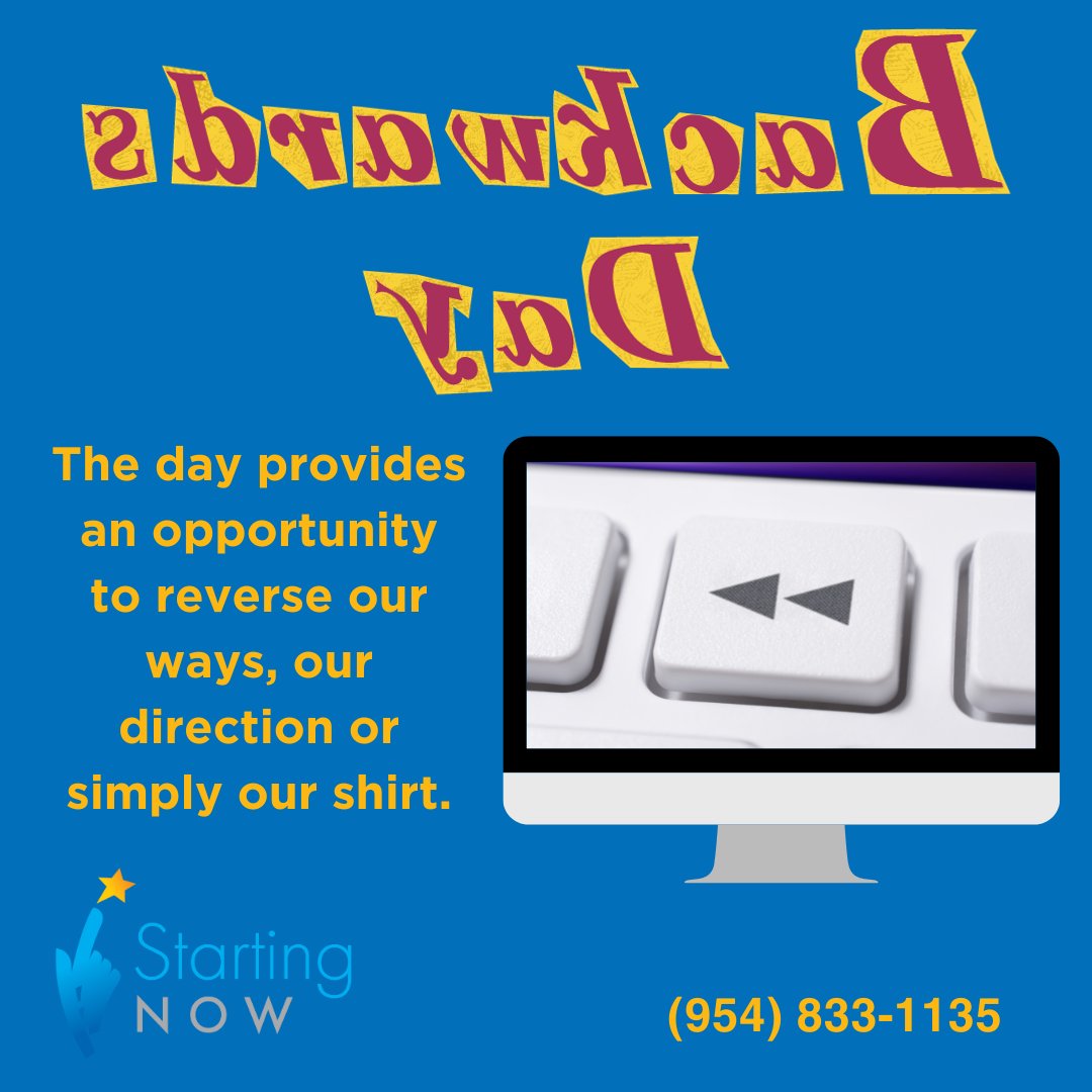 🔙📅 Happy #BackwardsDay! 🔄 It's time to reverse your habits and start your journey towards #FinancialFreedom! 🚀 Call us now at (954) 833-1135 to get started! 📞💼#FinancialJourney  #creditmatters #success #creditfix #creditscore #creditispower #crediteducation #credithelp