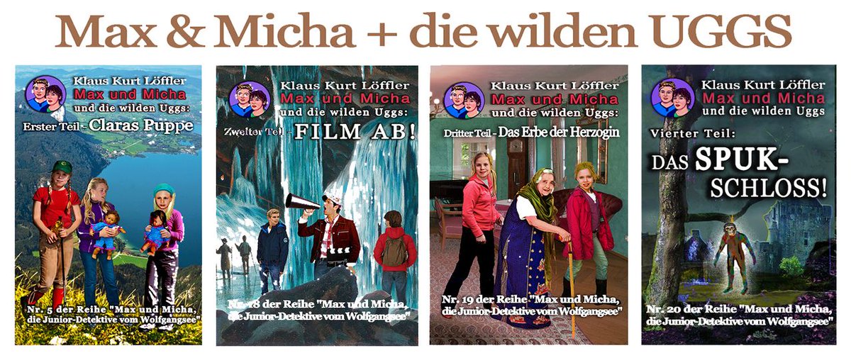 Lotte, Karo, Clara und Dagmar sind die *UGGs*, die in  den Herbstferien in St. Wolfgang Abenteuer erleben. Im 99 Cent Angebot. Mit KindleUnlimited gratis!
amazon.de/gp/product/B08…
amzn.to/TrmQ1j Autorenseite Amazon