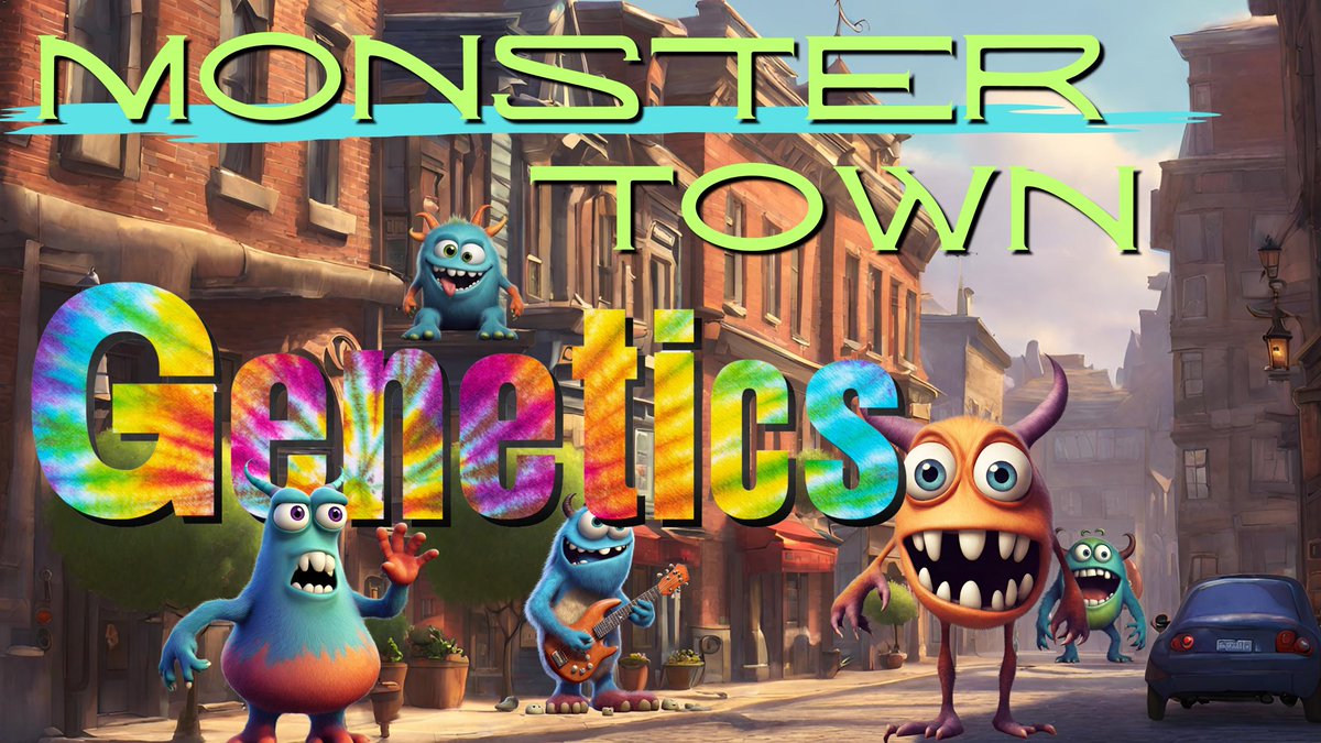 TechEdCC's tweet photo. Who said learning about genetics (genotype and phenotype) has to be boring….. working on a “Monster Town family genetics” activity/ project using @canva and its Magic Media app.  Put in the descriptive traits followed by “Pixar style” and select your monster. https://t.co/l240bOBwZg