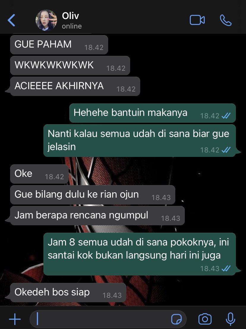 sebirunada's tweet photo. 391. kali ini ke oliv, ada apa nih mahen https://t.co/zjiPub6g5b