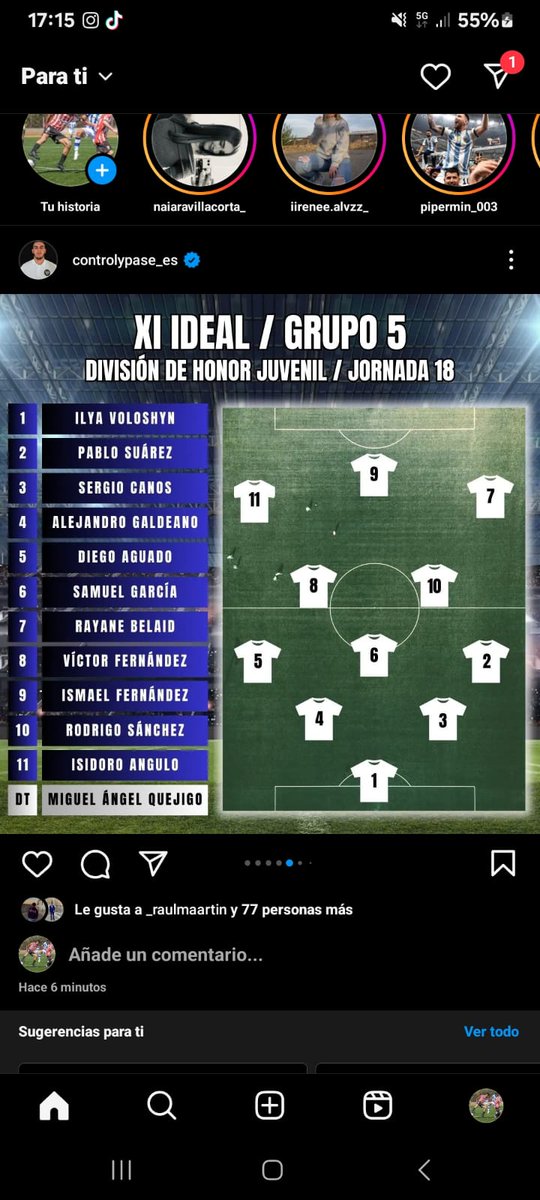 En el Once Ideal de la revista @ControlyPaseOf