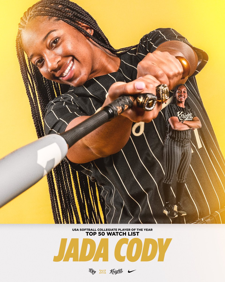 Eyes on @jada_cody99 👀 She’s been named to @USASoftball’s Preseason Watch List for the 2024 Collegiate Player of the Year Award! 🤩