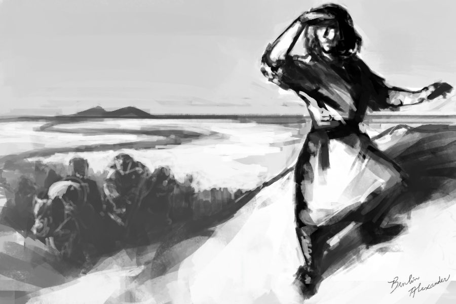 BenlinAlexander's tweet photo. An early sketch for a book illustration.

#bookillustration #yalit #kidlit https://t.co/F8ISNLCPxV