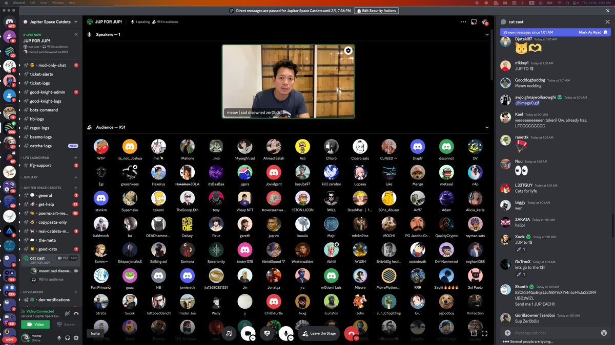 WHAT AN INSANE 2 HOURS!

I am doing a livestream on discord now recapping what went on from my point of view, and doing a live post mortem.

Join us if you are interested!
discord.gg/jup