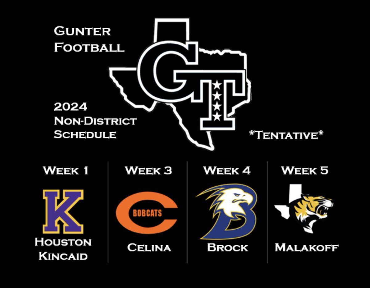 Gunter Tiger Football (5xStateChamps) tweet media