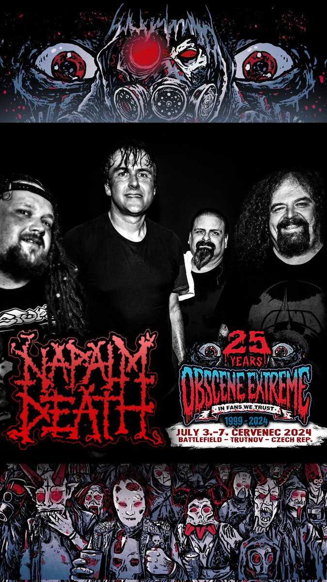 Napalm Death (@officialND) on Twitter photo 2024-01-31 16:58:35