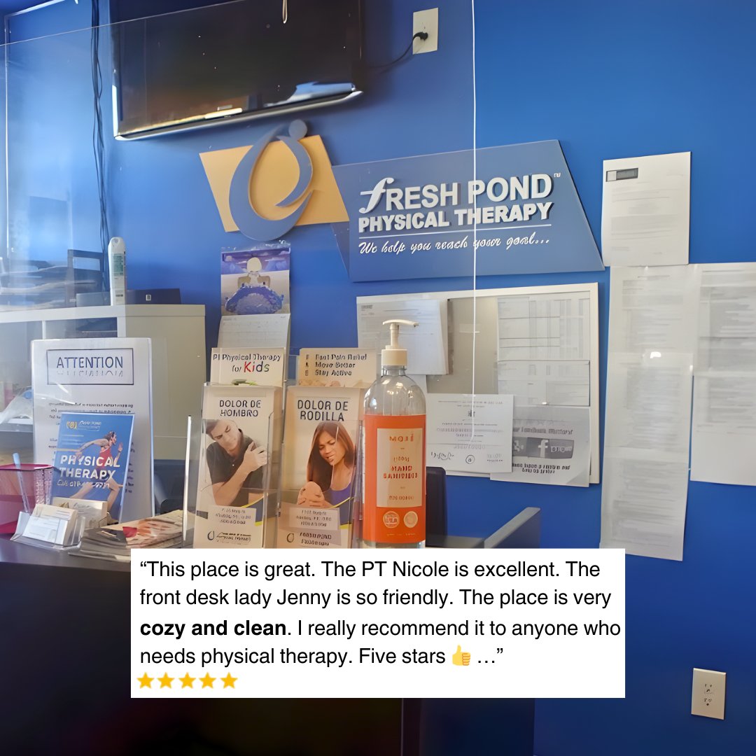 freshpondpt's tweet photo. Have you ever been to our Flushing location? Swipe to what our past patients have to say about it! ⁠
⁠
You might want to check it out, it's going to open a lot longer from now on...⁠
#physicaltherapyflushing #injuryrehabilitation⁠ https://t.co/XrqSCEVeoV