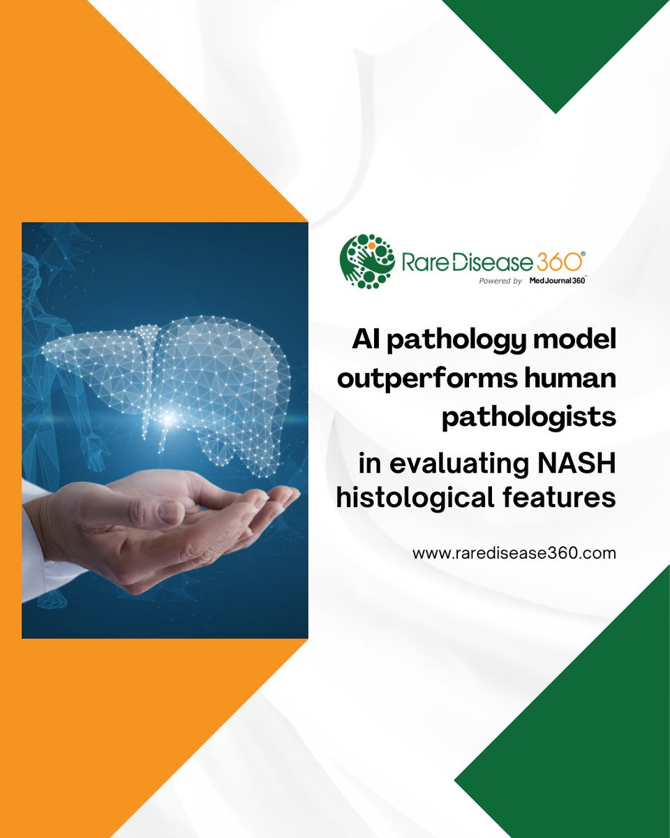 Read the full article here ⤵️
medjournal360.com/nash/ai-pathol…

#raredisease360 #biopsy #artificialintelligence #pathologist #pathology #machinelearningtechnology #AI #nonalcoholicsteatohepatitis