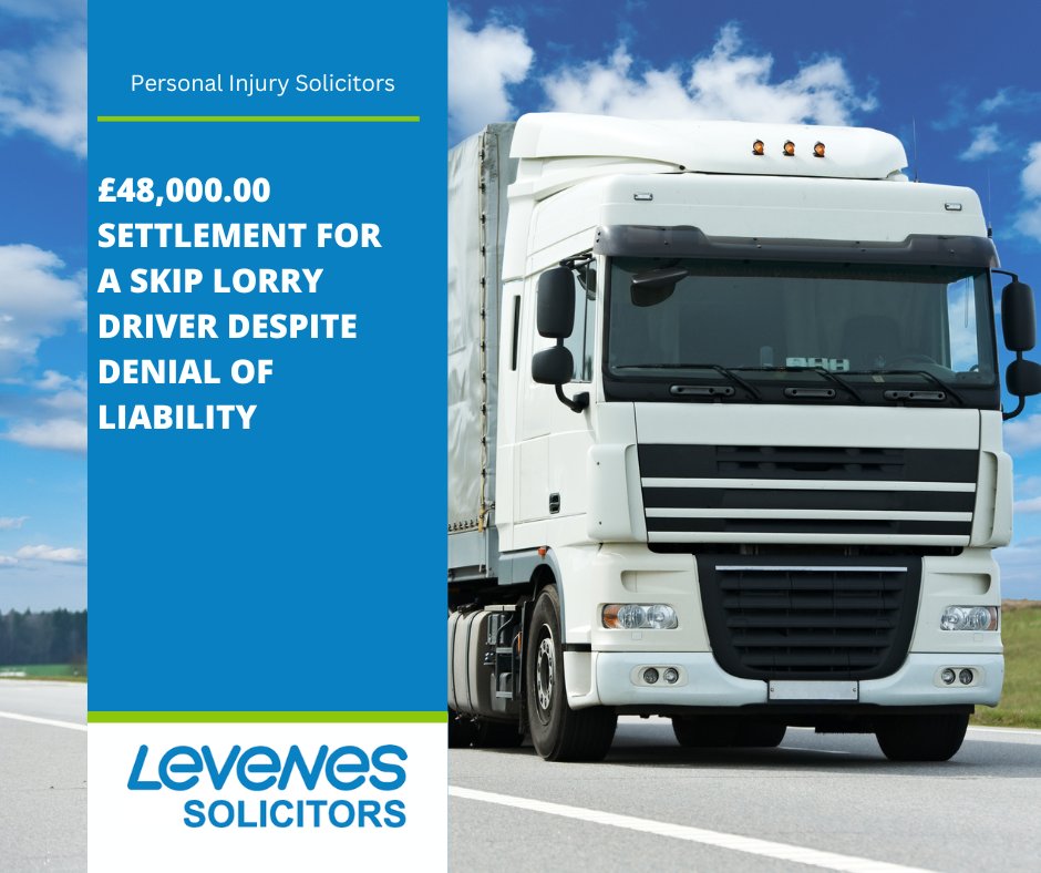 Find out how he we managed to receive compensation for our client who got caught between a manoeuvring dumper truck and a loaded skip, causing him internal injuries: levenes.co.uk/case-studies/p…