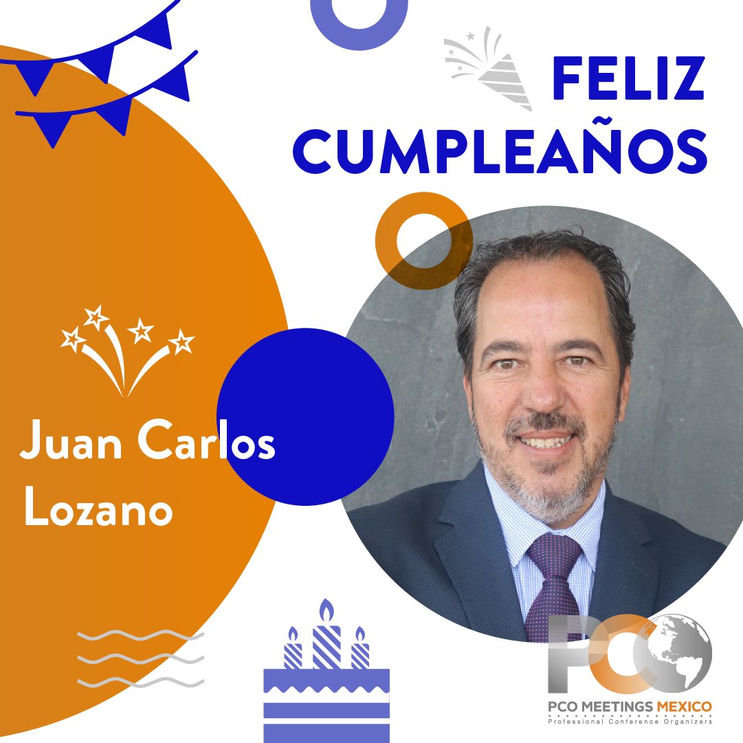 🎊 Deseamos un muy Feliz Cumpleaños, a nuestro gran amigo y socio, Juan Carlos Lozano 🎉 Que sea un día extraordinario y un año colmado de salud, alegrías y metas alcanzadas 👏🏻

<a href="/creatividadMX/">Creatividad</a> 
#ElValorDeNuestraGrandeza #PCOMM #SociosPCOMM