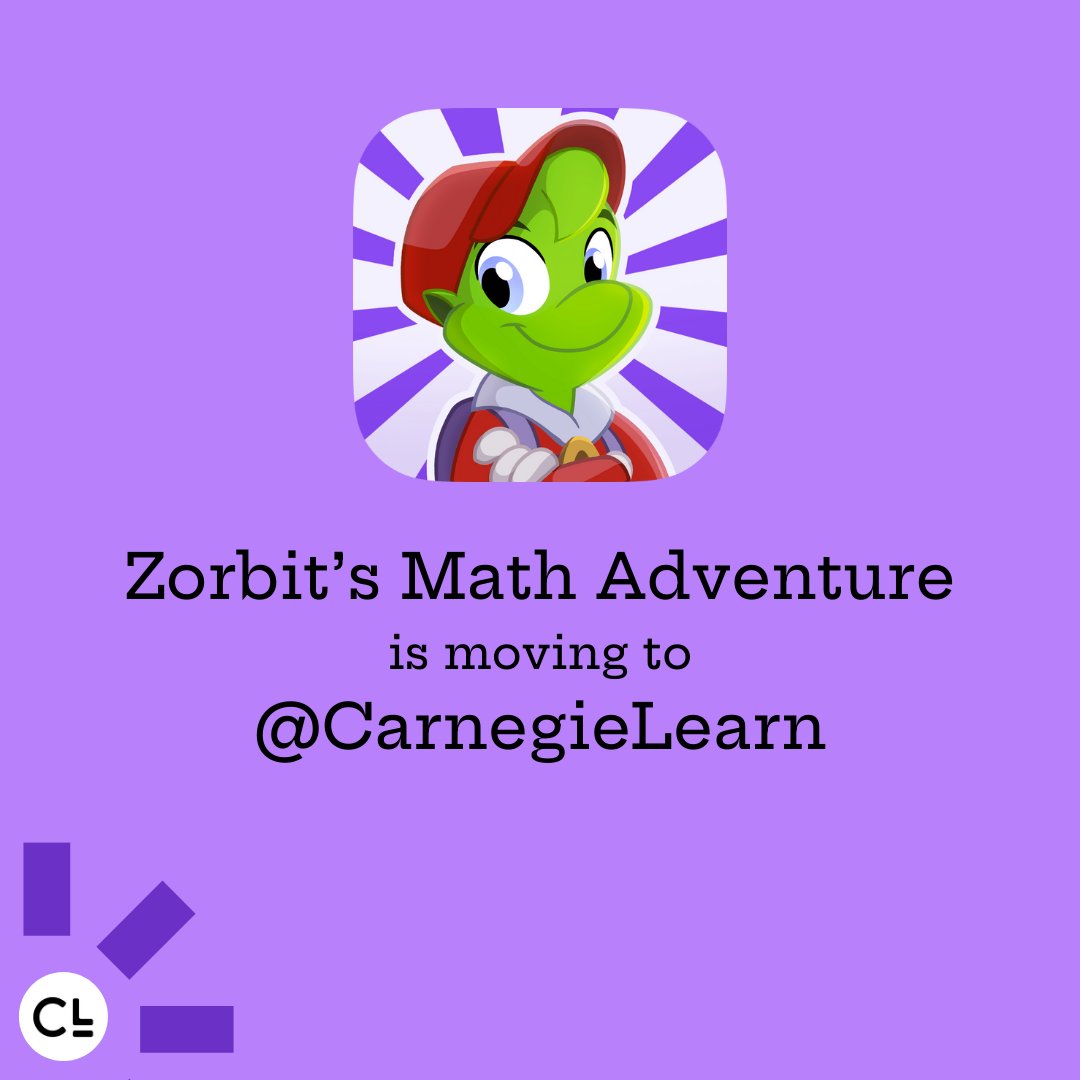 Join Zorbit as he sets off on a new adventure! 📷 Follow @CarnegieLearn for inspiring educator stories, educational insights, and the scoop on EdTech innovation. We'll be retiring this account on 2/16. He'll see you soon!