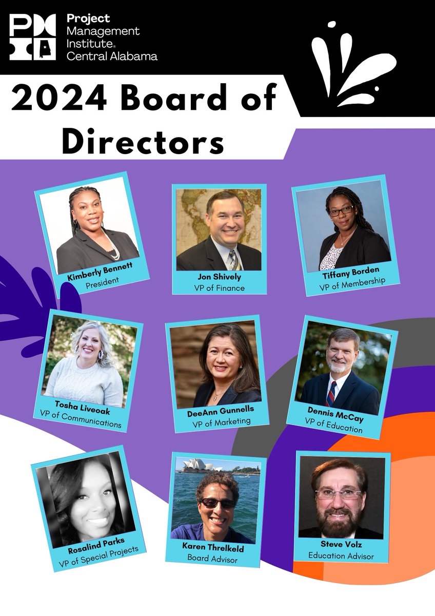 PMICAC would like to introduce you to our 2024 Board of Directors!

If a picture is worth a thousand words, this one says 2024 is looking good!

Join us for our next Chapter Meeting on Tuesday, February 13 and meet our Board in-person. Register today at PMICAC.org.