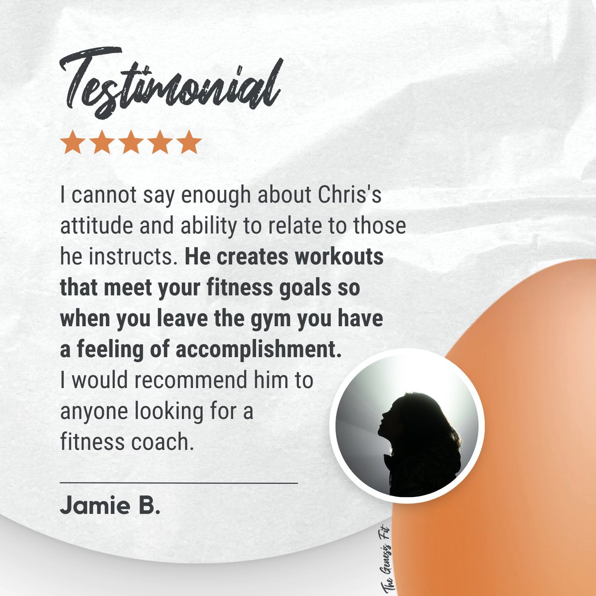 🌟 Thank You, Jamie B.! 🌟
Let's continue achieving those fitness milestones together, Jamie. Your dedication and positive attitude inspire us all! 
#ClientTestimonial #FitnessJourney #MarshfieldGym #SouthShoreMa #MarshfieldMa