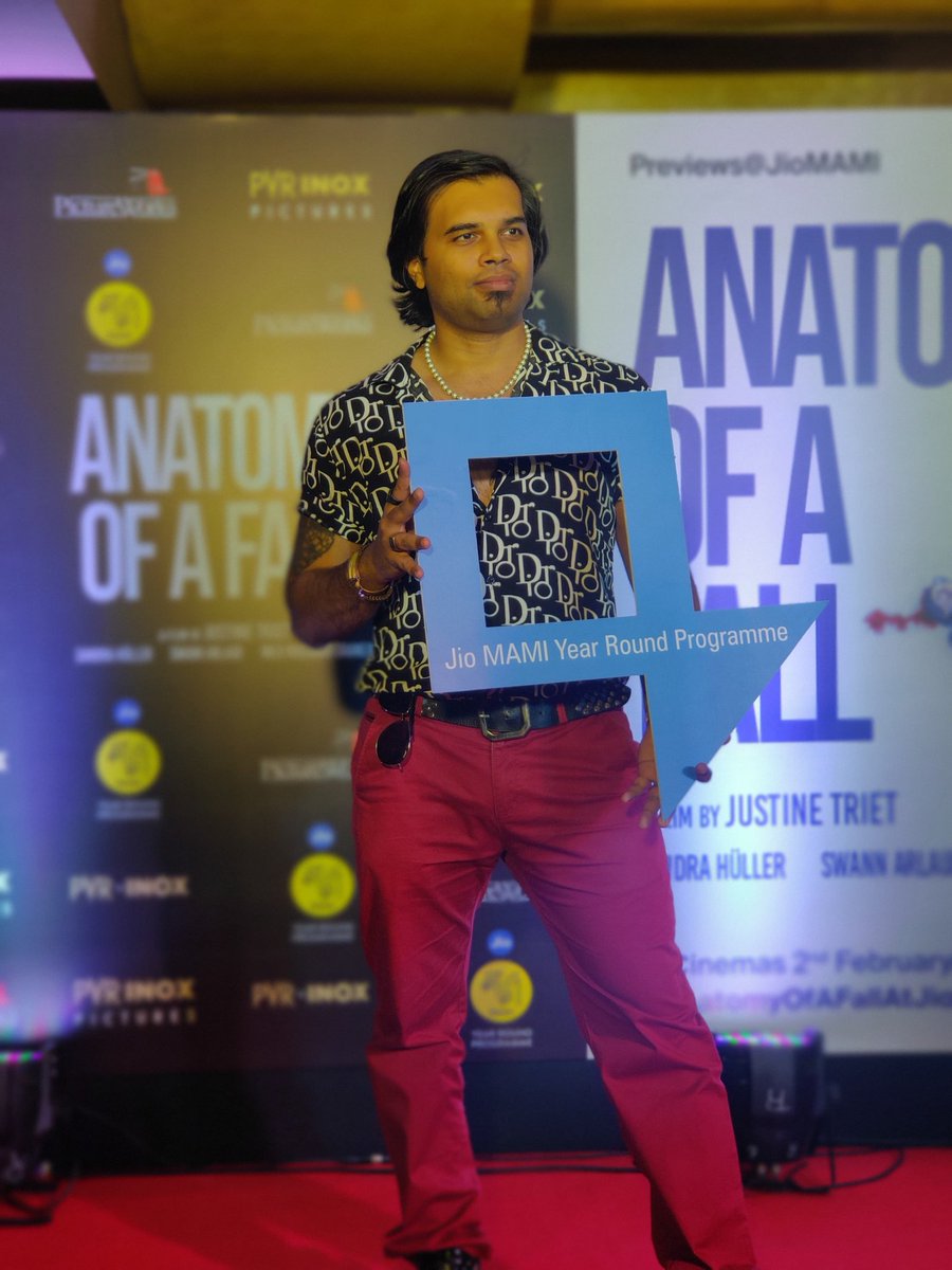 MumbaiFilmFest's tweet image. #AnatomyOfAFallAtJioMAMI

#RusselDsilva

#PictureWorks
@PicturesPVR 
@_PVRCinemas
