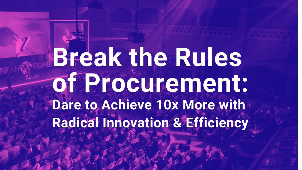 Stuck in the procurement past? Time to leap forward with 10x thinking. Out with the old, in with groundbreaking efficiency and savings. Attend DPW Amsterdam ‘24 to explore Prococurement 10x dpw.ai #GameChanger #procurement