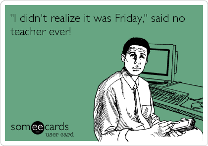 Happy Friday #teachers! 🥳

#FridayFeeling #TEACHers