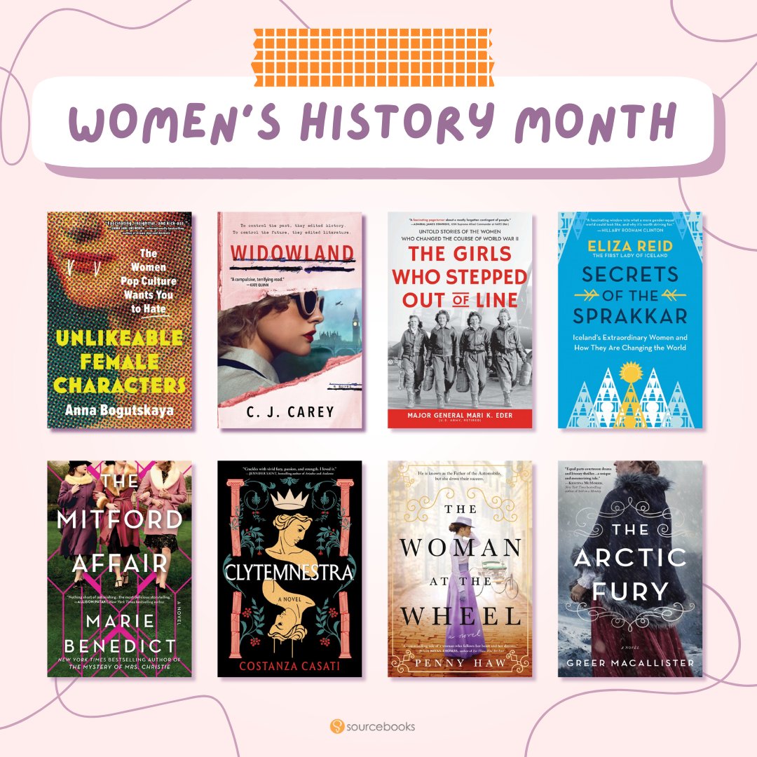 Women's History Month is a month away! 💖 Prep your displays with this assortment of backlist and frontlist books featuring strong women that will keep you and your patrons reading all month long: ow.ly/CKbH50QwpH0