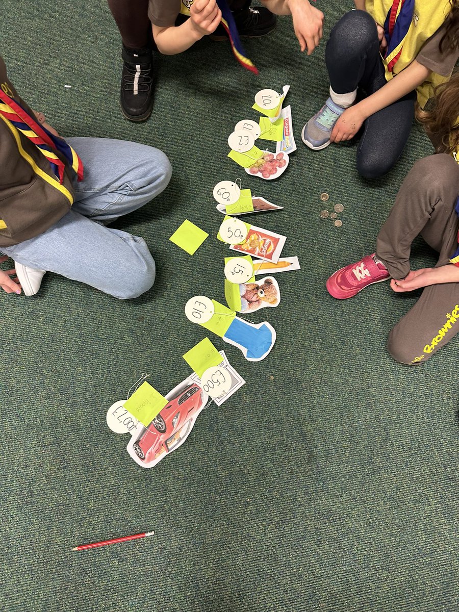 GuidingTwinkle's tweet photo. Brownies and Guides are ‘Living Smart’ this term! 

On Monday Brownies looked at how much different items costs, and Brownies taste tested different products to see if the most expensive was always the best! 

#girlguiding #guides #brownies #livesmart https://t.co/nBmUCOFXZK