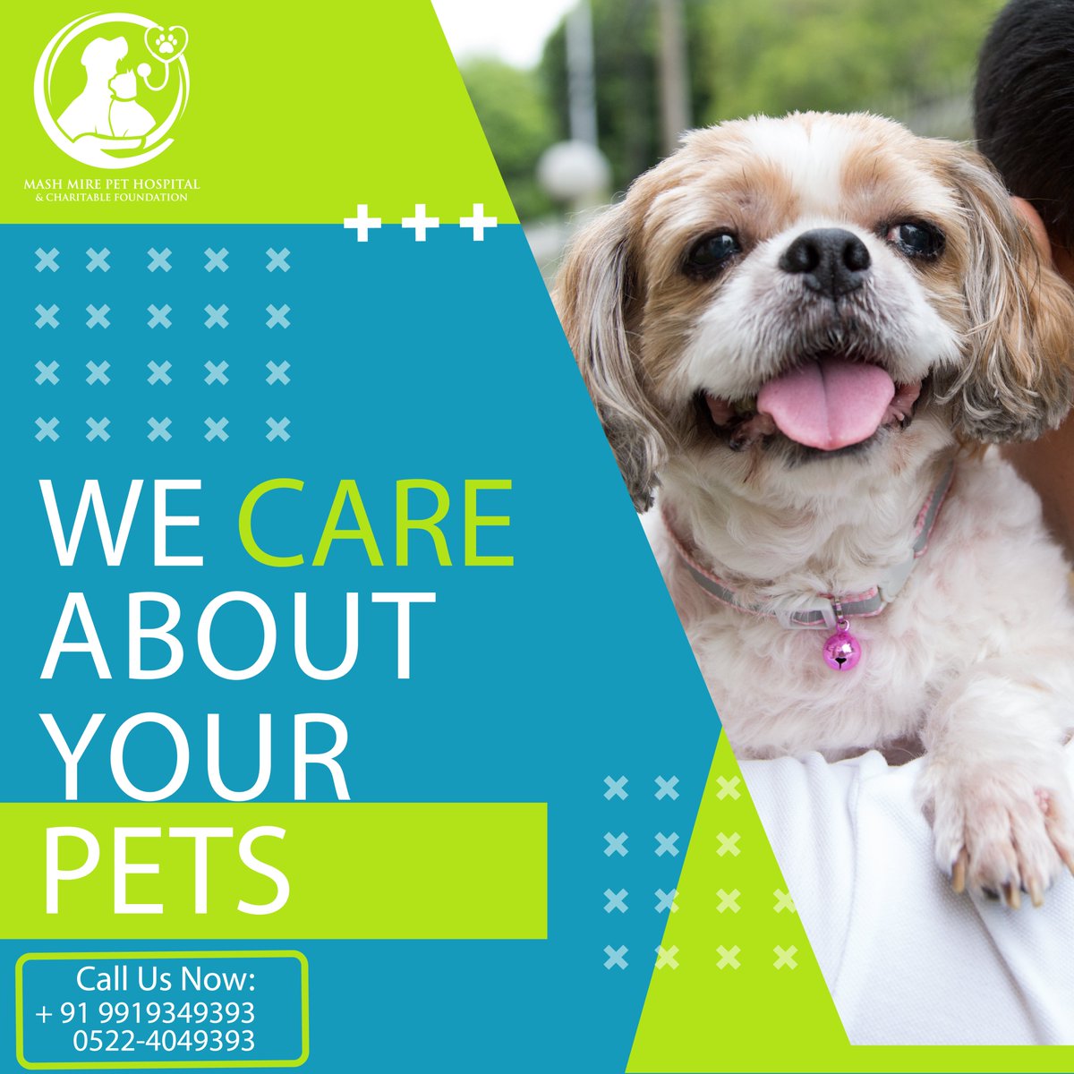 We care about your pets❤️

📅Book an appointment: Call +91 9919349393 / 0522-4049393 or mail at mashmirepethospital@gmail.com

#HolisticPetCare #EmergencyVet #PetSurgery #PetDiagnostics #WellnessCheck #AnimalEmergency #PetRehabilitation #VetTechnology #PetDentistry