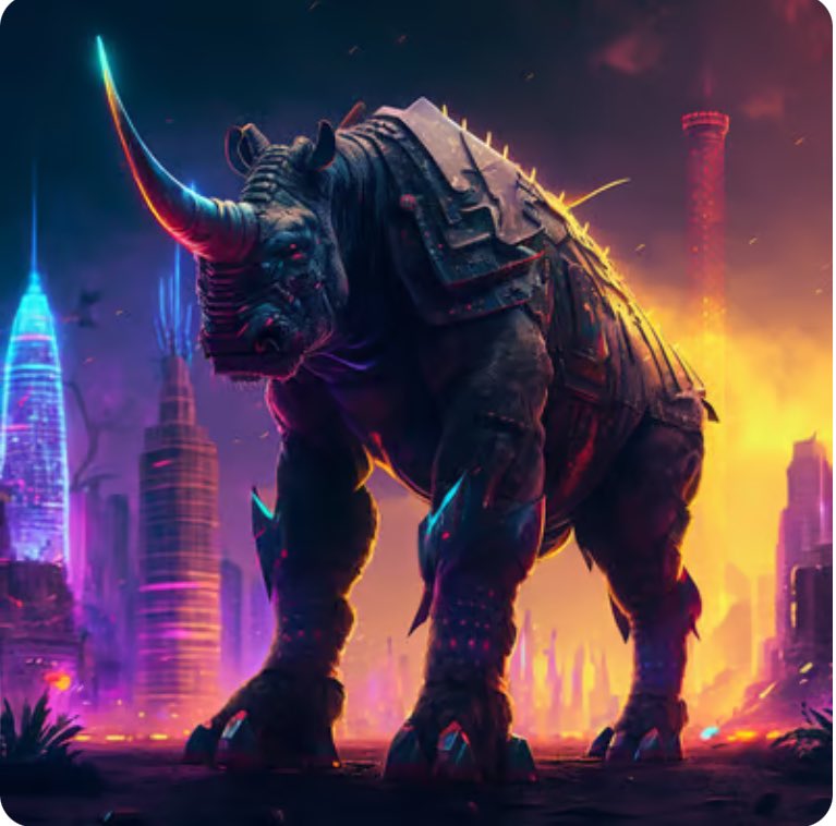 Fester_TMK's tweet image. My favourite mint from the @D3STAB1LIZED collection. Never mind the bull, be strong like a rhino 💪💪🔥❤️

#Synthtopia #cryptocom 

@BuggsyPedersen @Zeno_ob @KryptoGranny @qvantvm_space