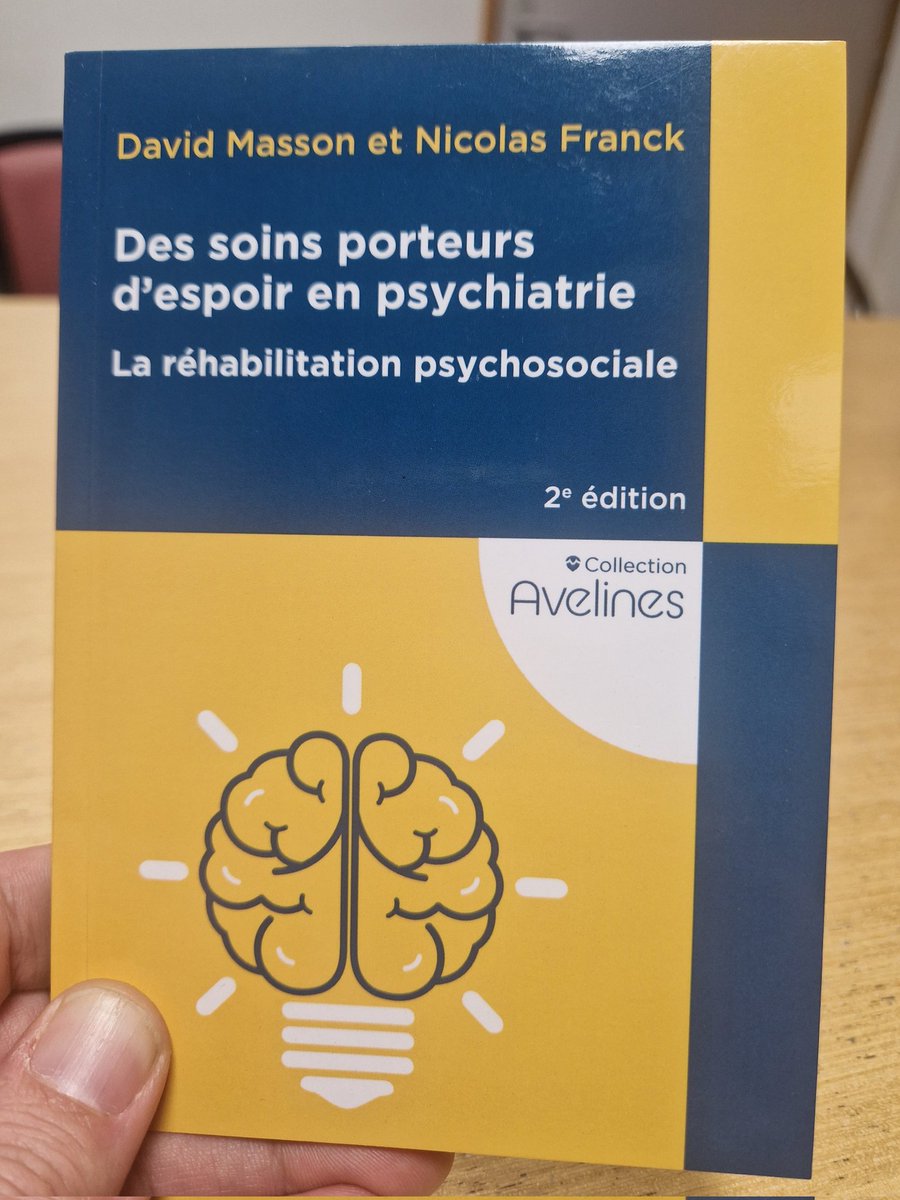 psy_massondavid's tweet image. Plus que 24h pour jouer!
Le tirage au sort pour gagner ce livre dédicacé "Des soins porteurs d'espoir en #psychiatrie-la réhabilitation psychosociale 2e édition", ce sera demain soir.
Pour participer, rien de plus facile:
-abonnez vous
-RT le tweet ci dessous⬇️
Bonne chance!